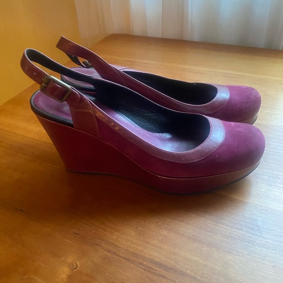 Marc by Marc jacobs pink wedge shoes - Picture 2 of 3